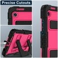 thumbnail image 2 of Decase Case for Samsung Galaxy Tab A11 8.7" 2025 (SM-X133/X135) with Shoulder Strap,Tri-Layer PC+TPU Back Cover,Heavy Duty Kickstand Tablet Case for Tab A11 for Kids Women Men,E, 2 of 7