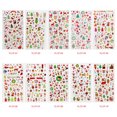 thumbnail image 2 of Pegatinas navideñas DIY con estampado en caliente, regalo decorativo transparente de PVC, pegatinas navideñas de recompensa para niños con dibujos animados, 2 of 6