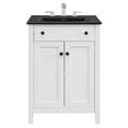 thumbnail image 4 of Modway Nantucket 24" Bathroom Vanity in White Black, 4 of 8