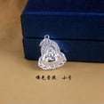 thumbnail image 5 of VIVIDELLE 1PC Pure S999 Fine Silver Women Men Lucky Bless Flame Smile Buddha Pendant-30x25mm, 5 of 8