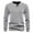 White, variant on Men's Thermal Shirt Long Sleeve Quarter Button Crewneck Pullover Loungewear White L