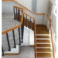 thumbnail image 4 of Set of 2 stair railing posts for front mounting, 270° adjustable metal railing posts, stair railings with screw set for terrace, balcony and veranda, 4 of 6