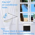thumbnail image 3 of Weatherproofing Window Insulation Kit 5.9 Inch Window Kit Portable AC Exhaust Hose Accessory, 3 of 9