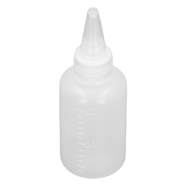 Botella Exprimible De Plástico, Botella Exprimidora De Líquido Portátil De 60 Ml, 100 Piezas Con Escala Para Manualidades