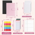 thumbnail image 6 of AGCAN 2Pcs Budget Binder, Budget Planner with 12pcs Budget Sheets & 12pcs Zipper Envelopes, A6 Money Saving Binder with Stickers for Managing Budgets and Saving Money, 6 of 8