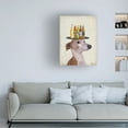 thumbnail image 3 of Fab Funky 'Greyhound Tan Beer Lover' Canvas Art, 3 of 3