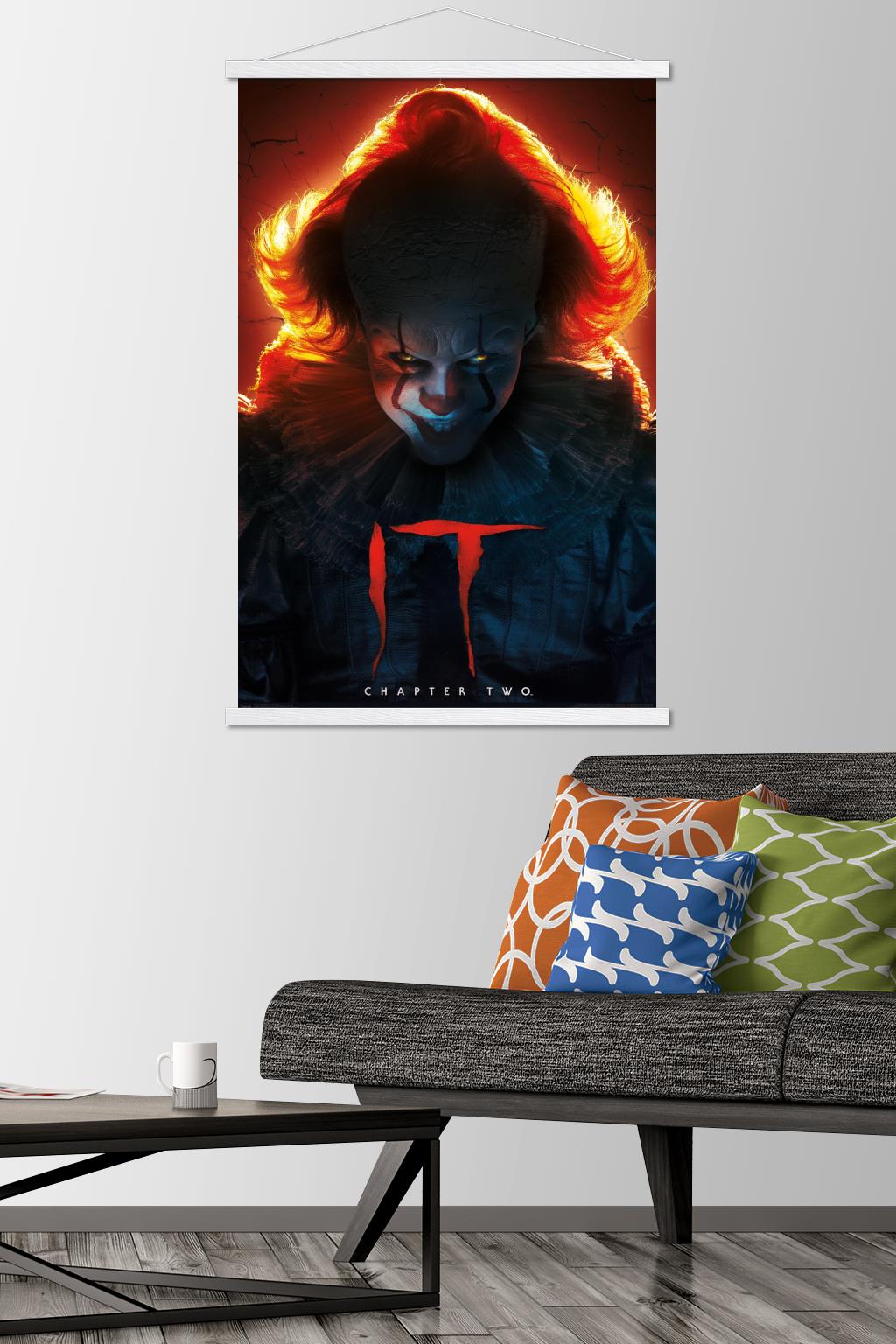 IT: Chapter 2 - Evil Glow Wall Poster with Magnetic Frame, 22.375" x 34"