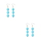 thumbnail image 3 of Jumpingount 1 par de pendientes de gancho, pendientes colgantes para adolescentes, pendientes para esposa, compromiso de boda, joyería de oficina, Azul 2piezas Jumpingount CBP263165, 3 of 6