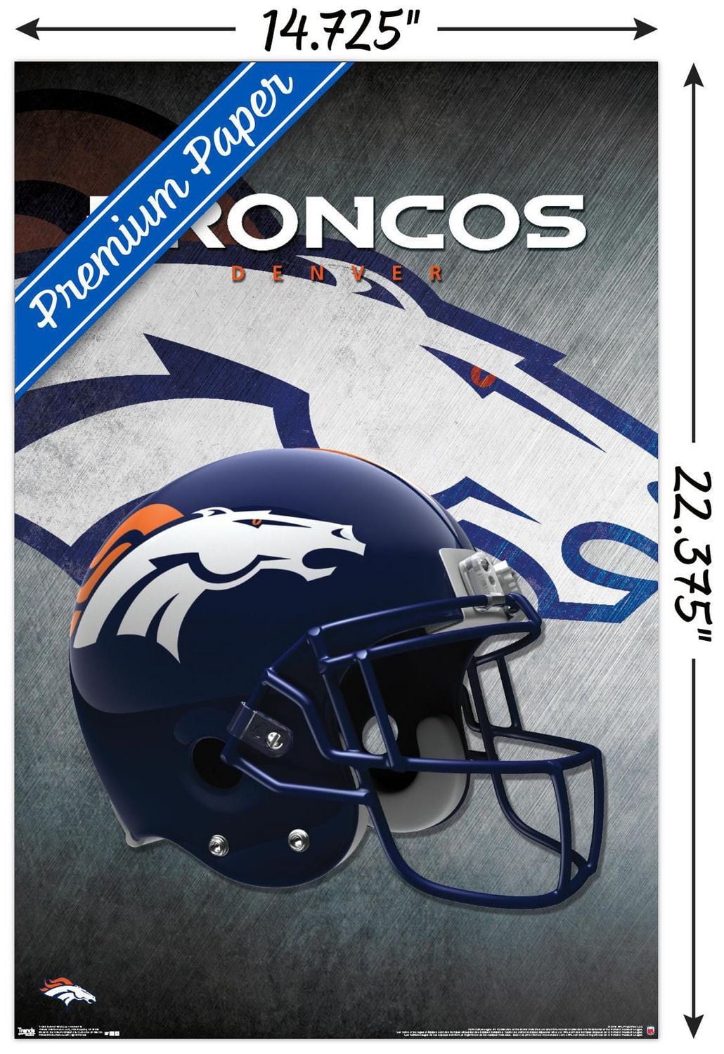 NFL Denver Broncos - Helmet 16 Wall Poster