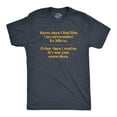 thumbnail image 1 of Mens Some Days I'm Surrounded By Idiots T Shirt Funny Offensive Novelty Graphic Tee for Guys (Heather Navy) - L, 1 of 3