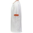 thumbnail image 7 of Augusta Sportswear L Boys Short Sleeve Mesh Reversible Jersey Orange/White 1603, 7 of 7