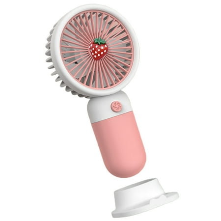 

Portable Fan USB Rechargeable - Small Desktop Fan Handheld Fan with Phone Holder