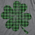 thumbnail image 2 of Womens Buffalo Plaid Shamrock T Shirt Funny Saint Patricks Day Lucky Green Tee Womens Graphic Tees, 2 of 8