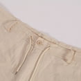 thumbnail image 5 of sovlvnd Summer Shorts for Men, Men's Solid Color Beach Shorts Casual Men's Pants Fashionable And Versatile Shorts M, Beige, 5 of 7
