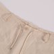 thumbnail image 5 of Pantalones de Lino de los Hombres Pantalones Cortos de Playa Ligeros Color Sólido, Cordón Frontal Plano Recto, 5 of 7