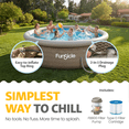 thumbnail image 3 of Funsicle Quickset 12’ x 36” Round Inflatable Top Ring Above Ground Swimming Pool Set, 3 of 7