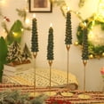 thumbnail image 5 of Tkrady Flameless Taper Candles, Christmas Tree Candles with Remote, Battery Operated Candlestick, Flickering LED Christmas Candlesticks 9.7Inch, 5 of 7
