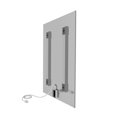 thumbnail image 2 of Ember Glass Radiant Panel Heater - White - 800W - 47ʺ x 24ʺ - Dual Connection, 2 of 2