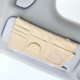 thumbnail image 1 of Organizador de visera de coche, bolsa de almacenamiento de cuero sintético, clip para visera, soporte para gafas de sol, tarjetero, portabolígrafos, 9 bolsillos, bolsillo de malla con cremall, 1 of 3