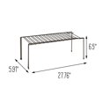 KCH04370 Adjustable Coated Steel Wire Shelf, 5.926 inch Expandable