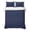 Dark Blue, variant on Twin XL Quilt Set 68''x98'', Red Grey Black Lightweight Summer Bedspread Coverlet Set with 2 Pillow Shams, Irregular Geometric Modern Abstract Breathable All Season Quilt Bedding for Dorm/Guest Room