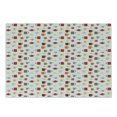 thumbnail image 1 of Tea Party Cutting Board, Colorful Coffee Cups and Tea Mugs Pattern Having a Hot Drink Kitchen Utensils, Decorative Tempered Glass Cutting and Serving Board, in 3 Sizes, by Ambesonne, 1 of 2