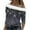 Gray, variant on IROINNID Blouse for Women One-Shoulder Sexy Christmas Printed Plush Long Sleeve Pullover Casual Tops On Sale,Green