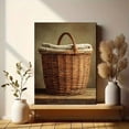thumbnail image 6 of UXIEQU Wicker Laundry Basket Towels Canvas Wall Art Print 15.75x11.81 Inches, 6 of 8