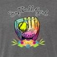 thumbnail image 3 of Wild Bobby, Colorful Softball Girl, Sports, Men Premium Tri Blend Tee, Dark Heather, Medium, 3 of 5