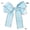 sky blue, variant on 10 Pcs Gift Wrap Satin Ribbon Bows 4.5" Craft Bows Ribbons for Gift Wrapping DIY Treat Bags Holiday Gifts Bag Party Decorations, Wedding Decor Christmas Birthday Presents (Sky Blue)