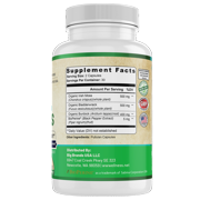 Organic Sea Moss Supplement with Bladderwrack and Burdock Root for Immune Support 60 Capsules