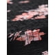 thumbnail image 5 of Vestido de mujer Allegra K floral cuello cuadrado volantes mangas farol ajustado elegante sirena fruncido Negro S, 5 of 5