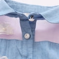 thumbnail image 5 of URMAGIC Little Girls Denim Floral Print Sleeveless Skirt Dresses, One-Piece 6-7 Years, 5 of 13