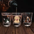 thumbnail image 6 of WIRESTER 1.5oz Crystal Shot Glass for Coffee Beer Wine Whiskey Vodka Milk Water & More - Winking Golden Retriever Dog, 6 of 6