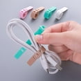 thumbnail image 2 of ROSENICE Cable Organizer Pink 16Pcs 3.0x0.4x0.1in, 2 of 8