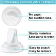 thumbnail image 5 of Nenesupply 6 pc Duckbill Valves Compatible with Medela and Spectra Pump Parts Use on Spectra S2 Spectra S1 and Pump in Style Harmony Symphony Replace Spectra Duckbill Valves and Medela Valve, 5 of 9