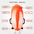 thumbnail image 4 of Naturehike 28L High Visible Safety Swim Buoy - Ultralight Dry Bag for Open Water Swimming Kayaking Snorkeling Diving Fishing, 4 of 9