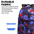 thumbnail image 6 of J World Boys and Girls Atom 18.5" Multi-Compartment Laptop Backpack for School and Travel, Galaxy, 6 of 7
