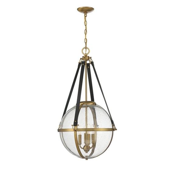 Bozeman 4-Light Pendant in Warm Brass