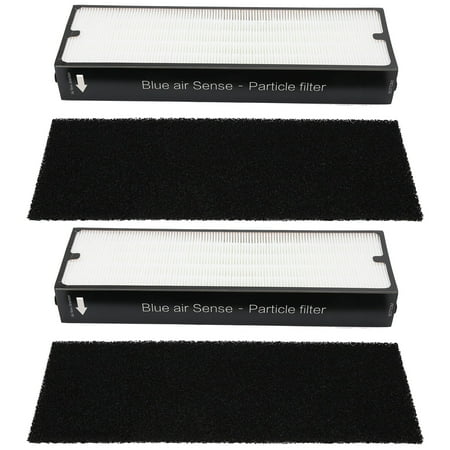 

Spptty Filter For Blue Air Air Purifier Filter 2 Set Particle Type Filter Mesh Filter Replacement Fit For Blue Air Sense Series Air Purifier