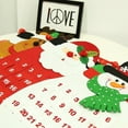 thumbnail image 2 of Bewildely Calendario de Adviento, colgante de Navidad, adornos de cuenta regresiva, calendario DIY, colgador numerado, decoración de Navidad, Kits de decoración para fiestas Muñeco de nieve, 2 of 6