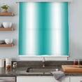 thumbnail image 5 of Aqua White Ombre Sheer Curtains 45 Inches Long, Gradient Abstract Minimalist Aesthetic Light Filering Curtains, Breathable Simi Curtain Privacy Drapes for Kitchen Bathroom Small Window Treatment, 5 of 9