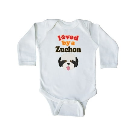 

Inktastic Zuchon Dog Lover Gift Gift Baby Boy or Baby Girl Long Sleeve Bodysuit