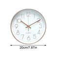 thumbnail image 3 of Cheap!Maojin Reloj de pared de plástico luminoso de 12 pulgadas y 30CM, reloj de cuarzo, dormitorio, sala de estar, reloj colgante, reloj minimalista, 3 of 4