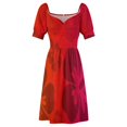 thumbnail image 4 of Robe de Soirée Hawaïenne Rouge et Violette pour Femmes 2024, Robes de Soirée de Luxe pour Femmes 2024, 4 of 4