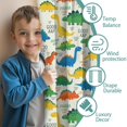 thumbnail image 3 of Blackout Kids Curtains,LightColor Cartoon Dinosaurs Pattern Childrens Insulated Curtains Set Of 2,Bedroom Essentials,Toddler Room Decor 52"x63", 3 of 5