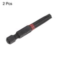 thumbnail image 3 of Unique Bargains T30 Magnetic Security Impact Torx Screwdriver Bit 1/4' Hex Shank 2' Length, 2 Pack, 3 of 5