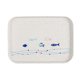thumbnail image 2 of Bandejas De Servicio De Hotel De 3 Piezas Vajilla De Plástico De Melamina Rectangular Blanco S M L Sunnimix Bandeja de servicio del hotel casero, 2 of 8