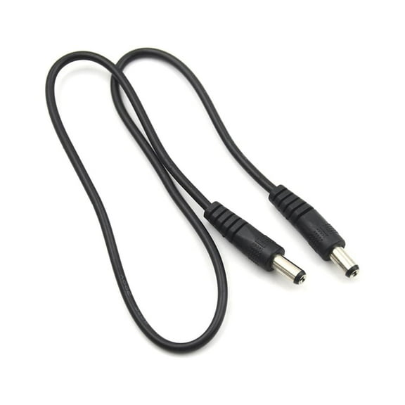 5.5 x 2.1mm Male To 5.5 x 2.1mm Male DC Power Plug CCTV Adapter Connector Cable