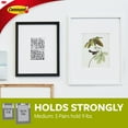 Command Picture Hanging Strips, White, Medium, 3 Sets of Strips/Pack
